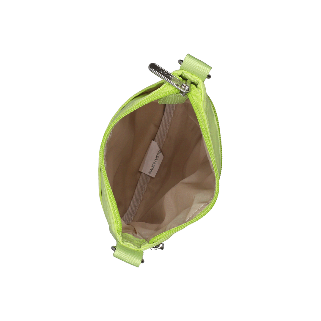 Lime 3 Zip Crossbody Bag