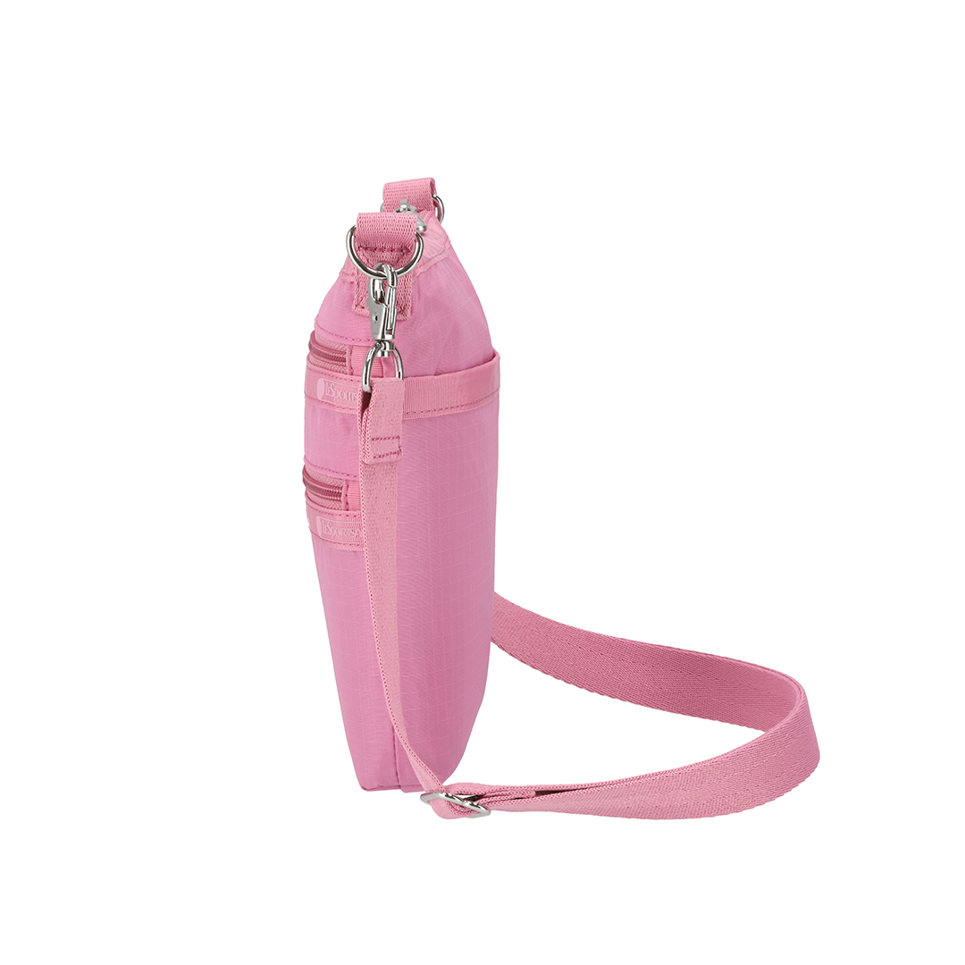 Cashmere Rose 3 Zip Crossbody Bag