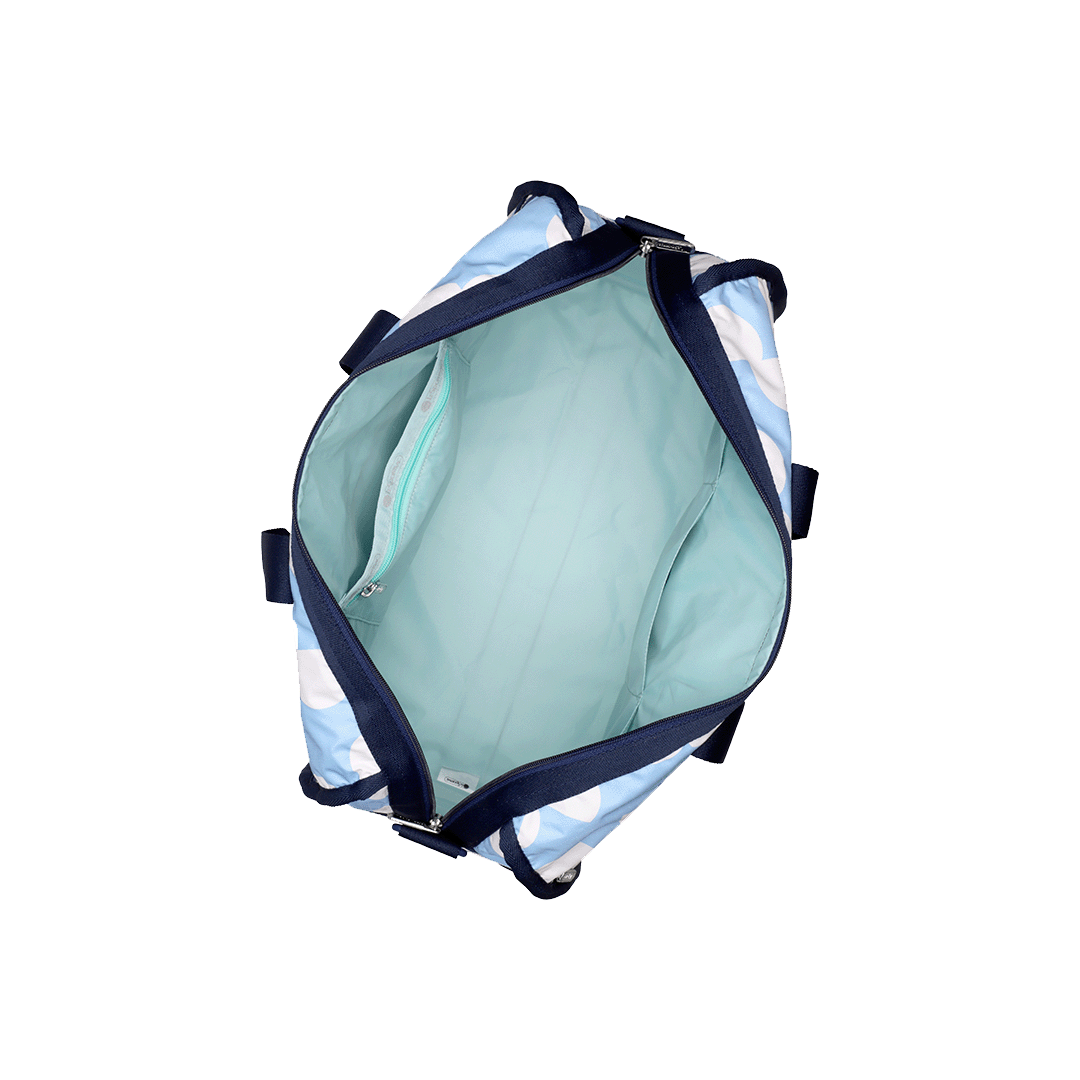 Geometric Sky Deluxe Med Weekender Travel Bag