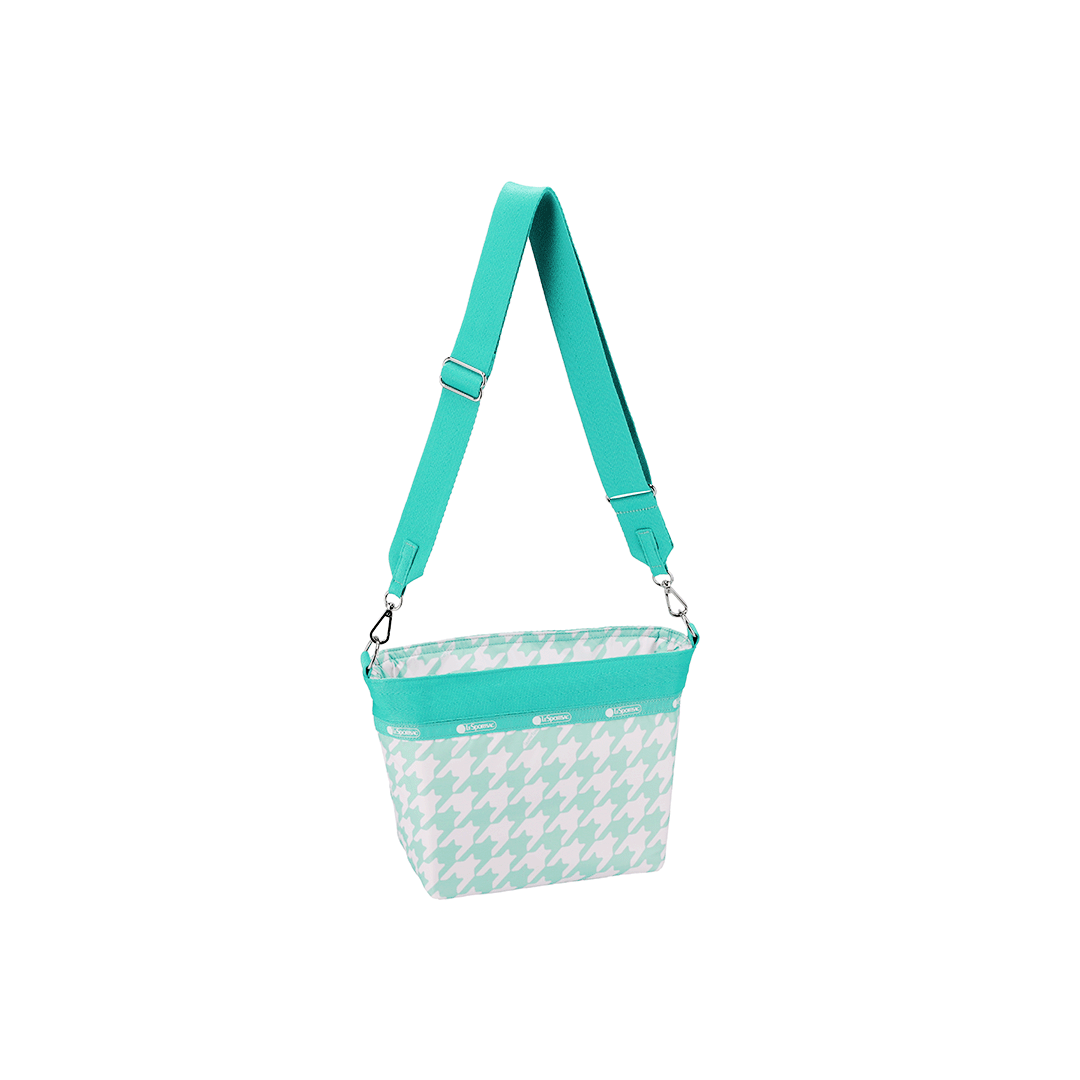 LeSportsac Willow Check Small Bucket Crossbody Bag