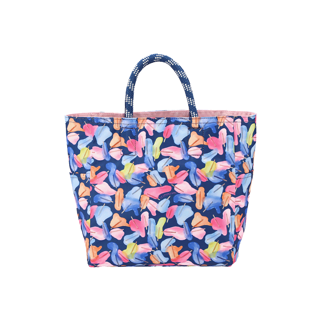Pink Shine/ Popsicle Medium 2-Way Tote Bag