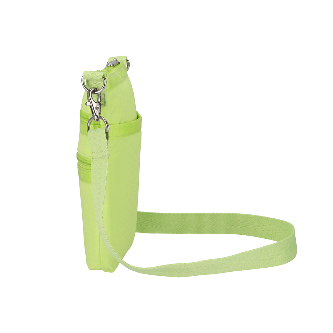 Lime 3 Zip Crossbody Bag