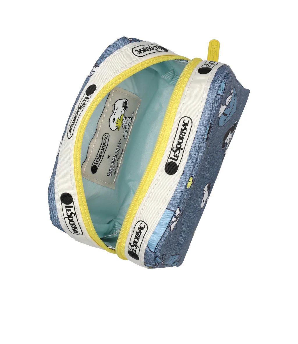 LeSportsac x Peanuts Square Cosmetic Peanuts Happy Pals