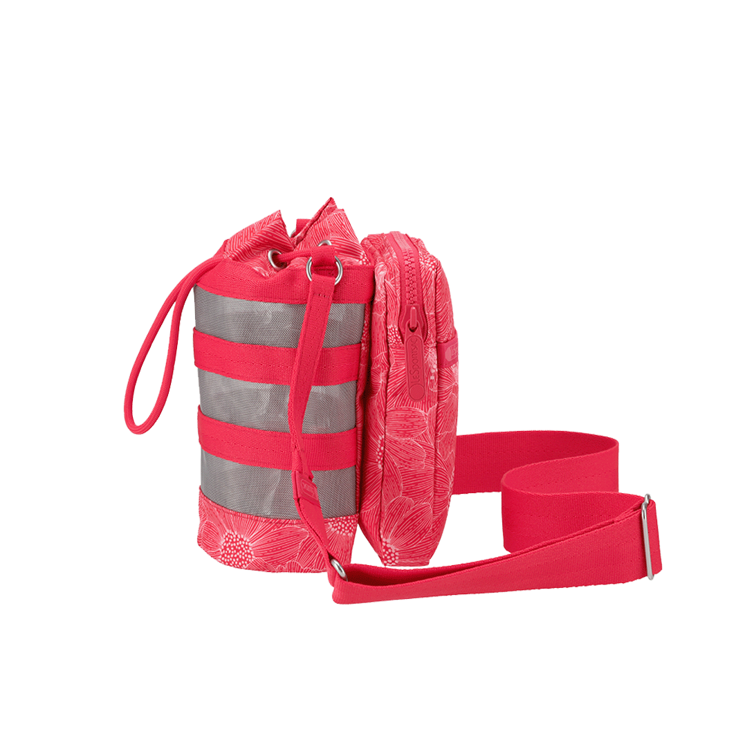 Summer Garden Flower Small Utility Crossbody Bag