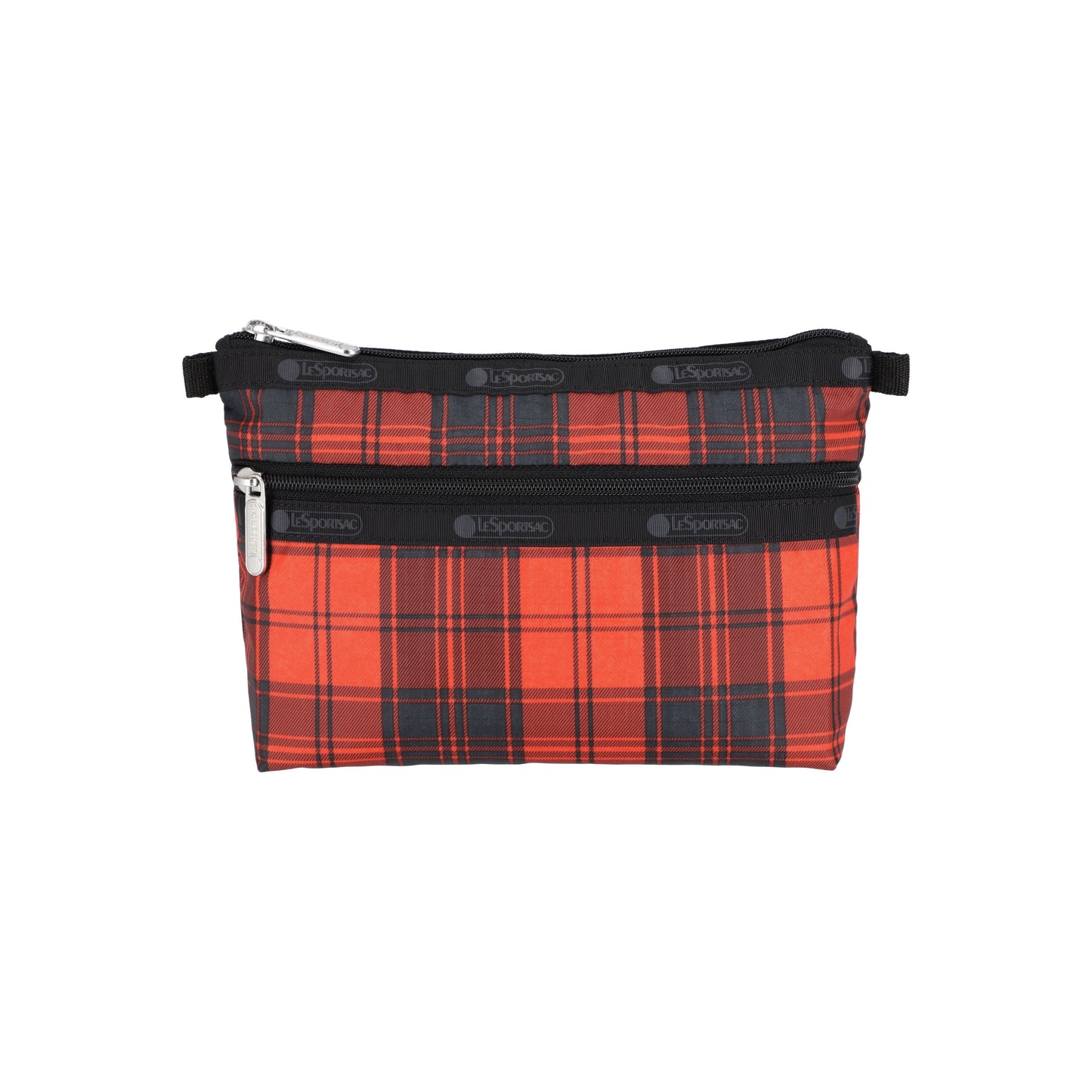 Red Tartan Cosmetic Clutch