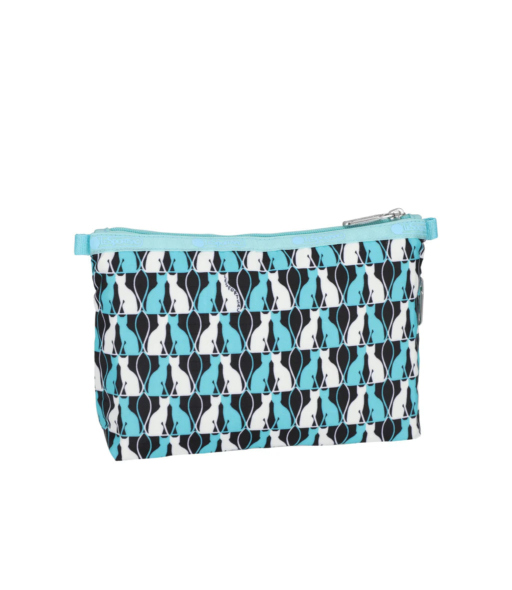 Cosmetic Clutch Mirroring Cats