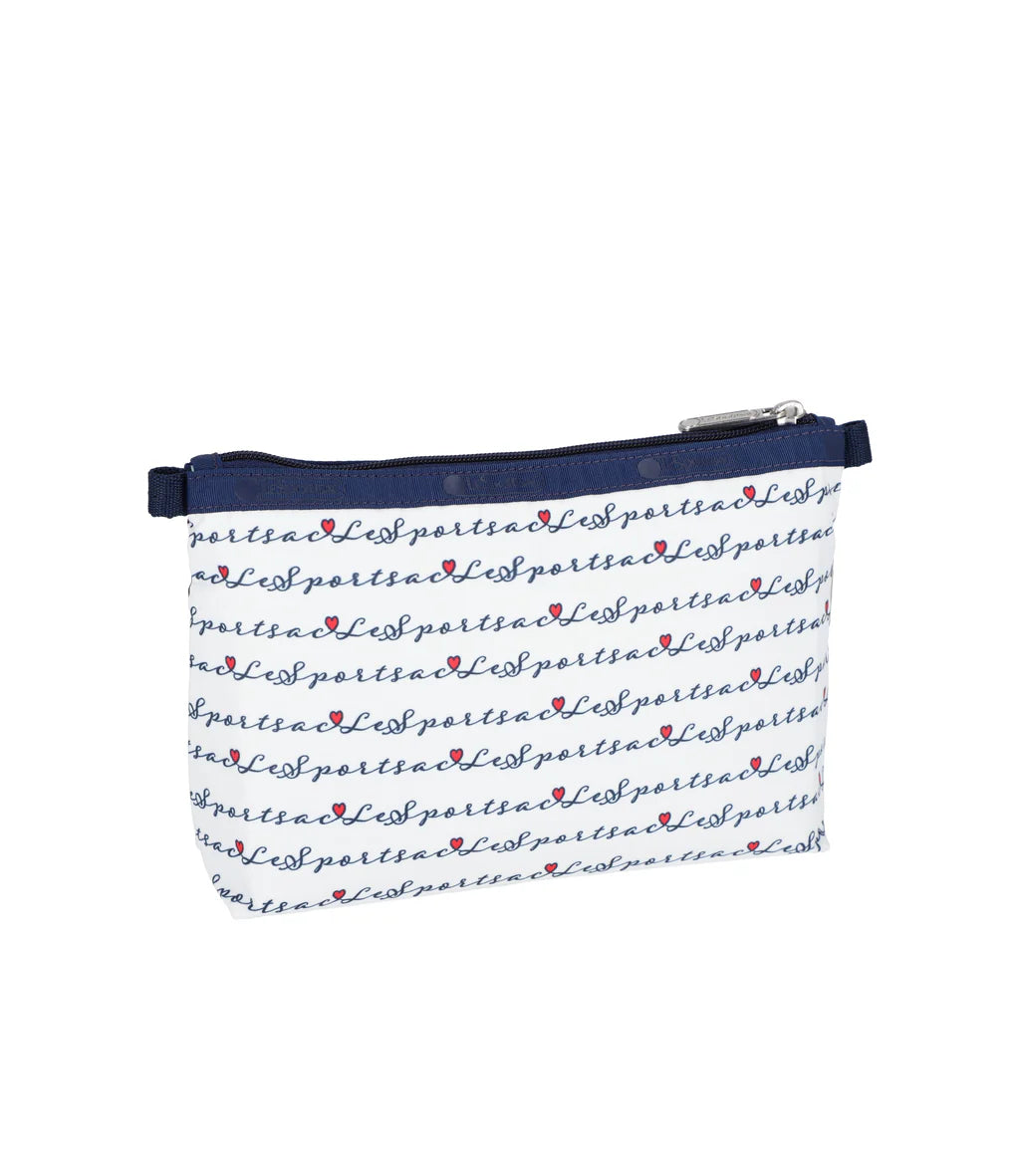 Cosmetic Clutch Marine Logo Border