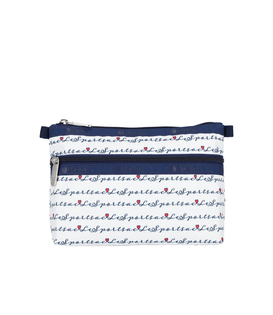 Cosmetic Clutch Marine Logo Border