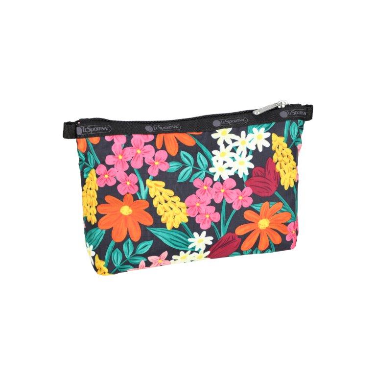 Cosmetic Clutch Bright Garden Blooms