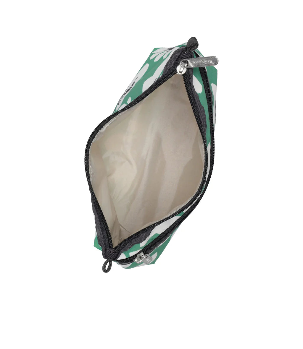 Cosmetic Clutch Tropical Garden Green