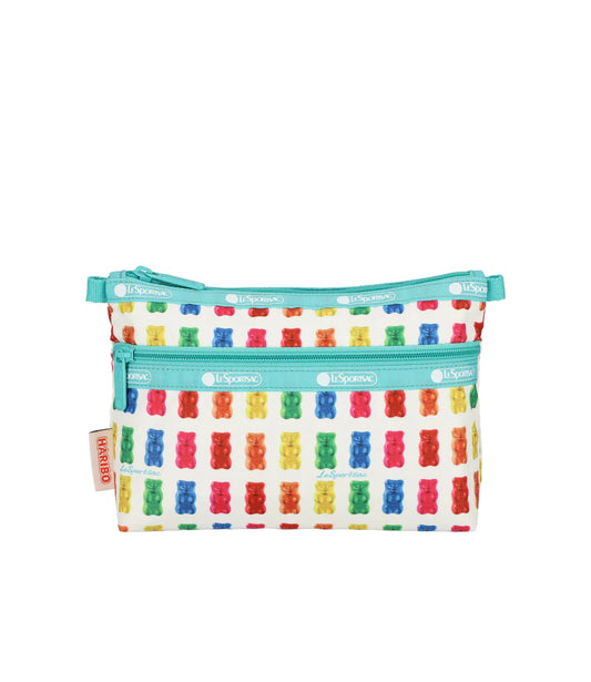 Lesportsac x Haribo Cosmetic Clutch Haribo Gummy Bears Mint