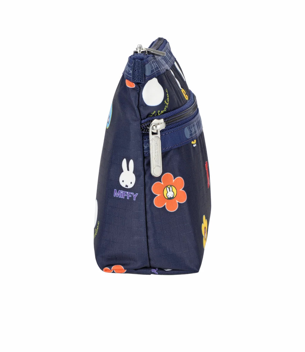 Lesportsac x Miffy Cosmetic Clutch Miffy Navy Polka Dot Acc