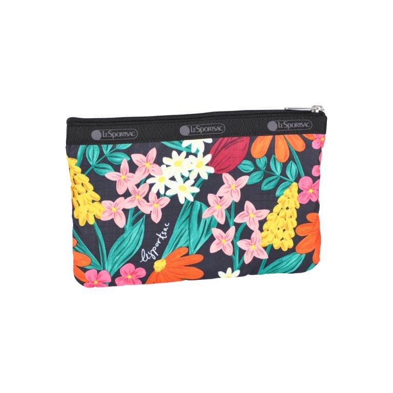 3-Zip Cosmetic Bright Garden Blooms