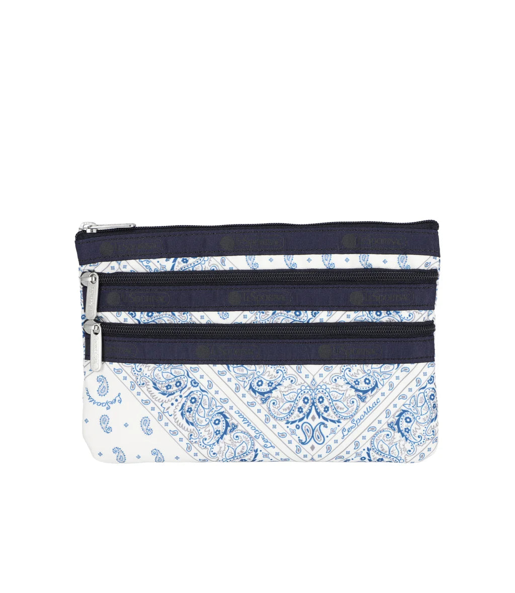 3-Zip Cosmetic Bandanna Breeze