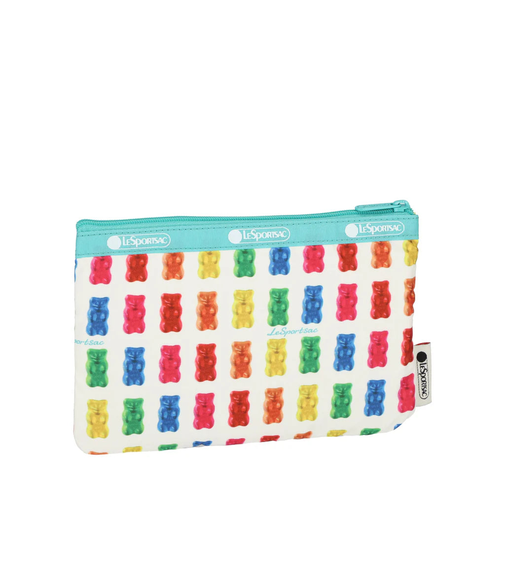 Lesportsac x Haribo 3-Zip Cosmetic Haribo Gummy Bears Mint