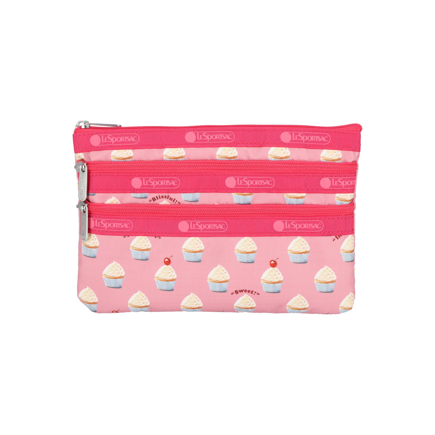 3-Zip Cosmetic Sweet Cupcake Delight
