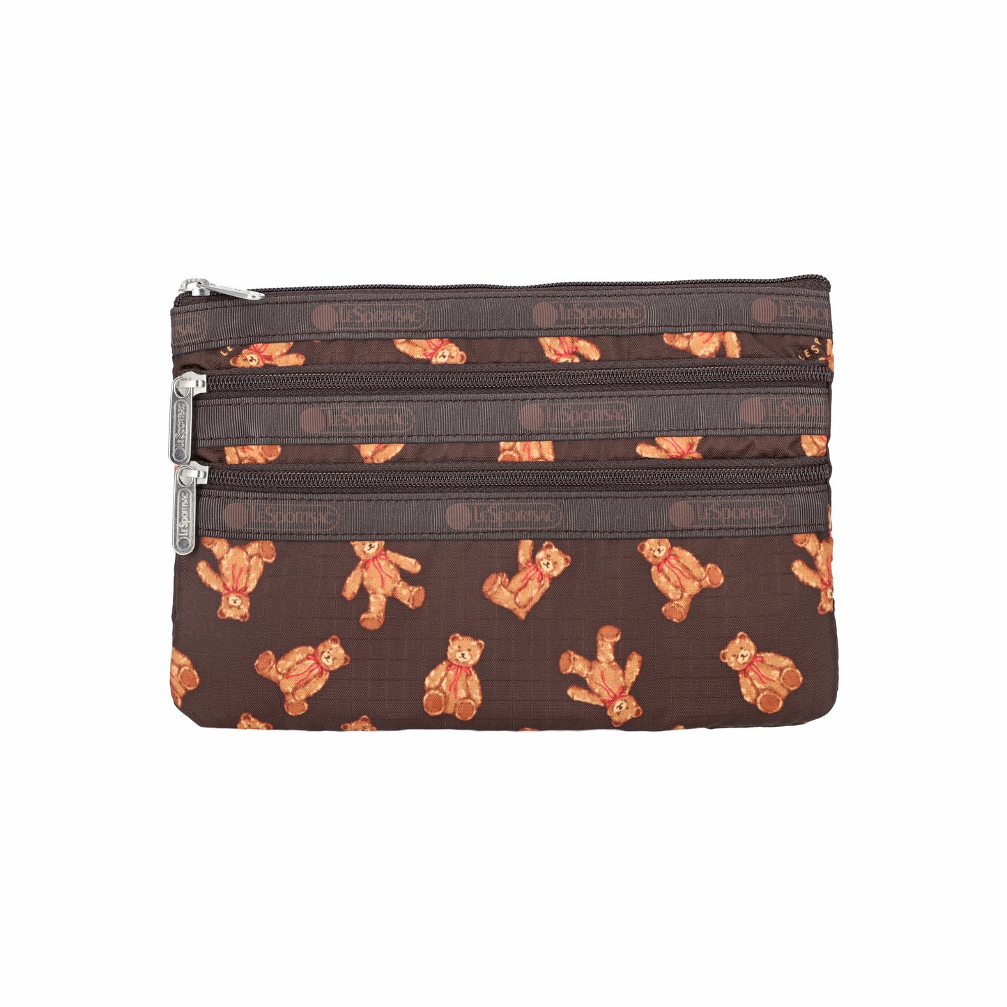 3-Zip Cosmetic Teddy Bear Wonderland