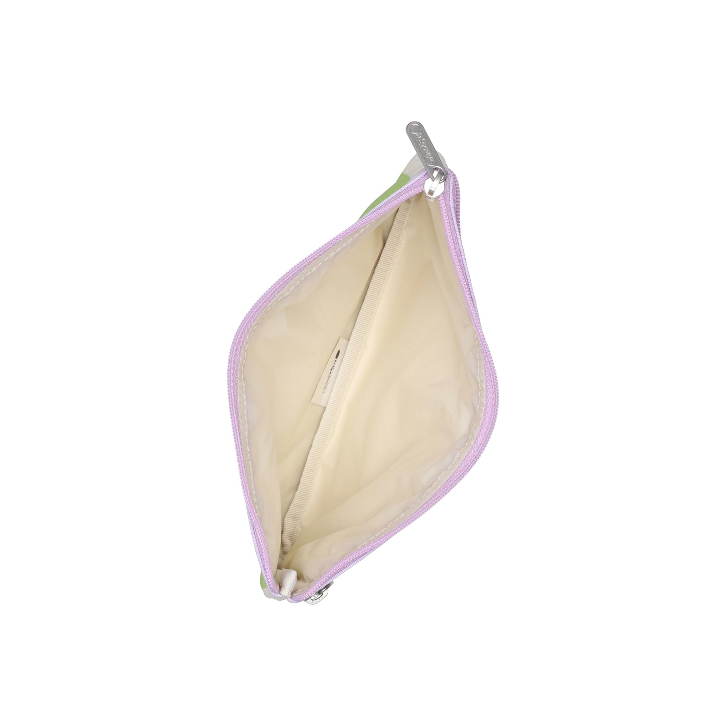 3-Zip Cosmetic Pastel Stripes