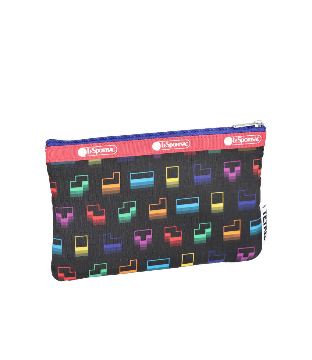 LeSportsac x Tetris 3-Zip Cosmetic Falling Blocks
