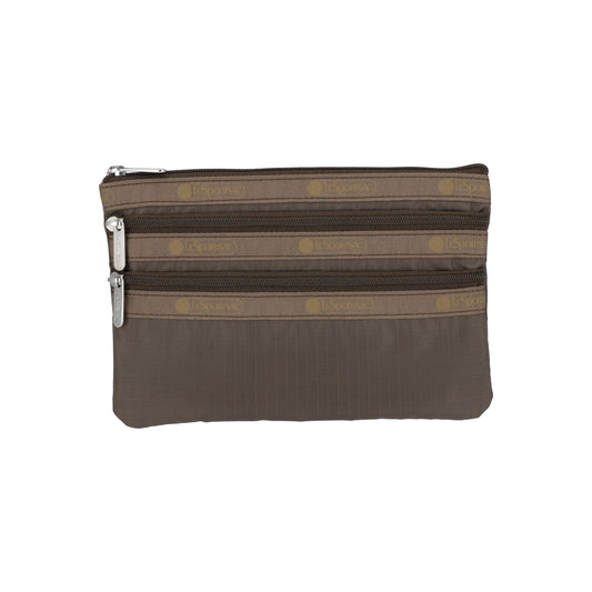 3 Zip Cosmetic Dark Chocolate