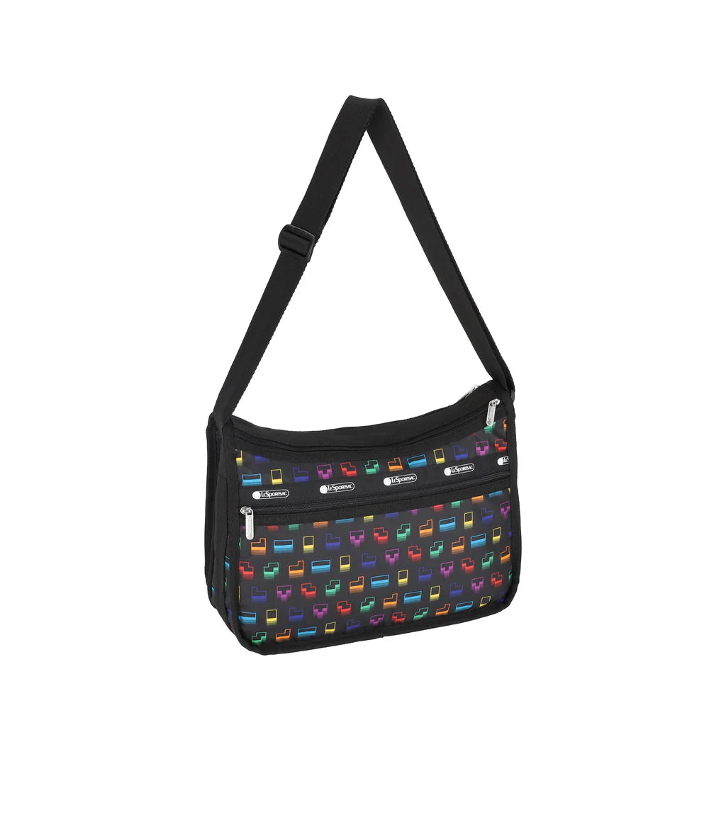 LeSportsac x Tetris Deluxe Everyday Bag Tetris Falling Blocks