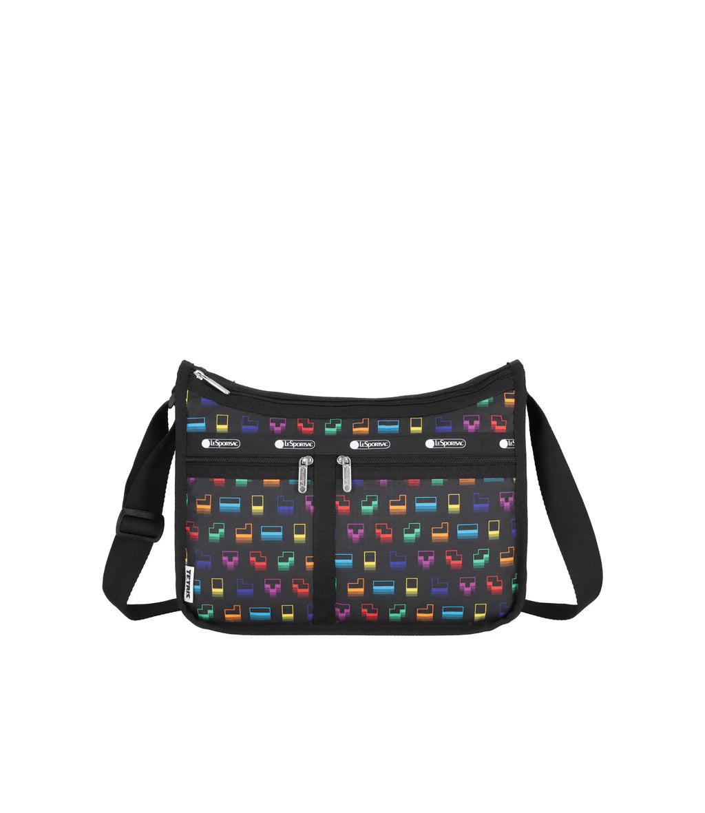 LeSportsac x Tetris Deluxe Everyday Bag Tetris Falling Blocks