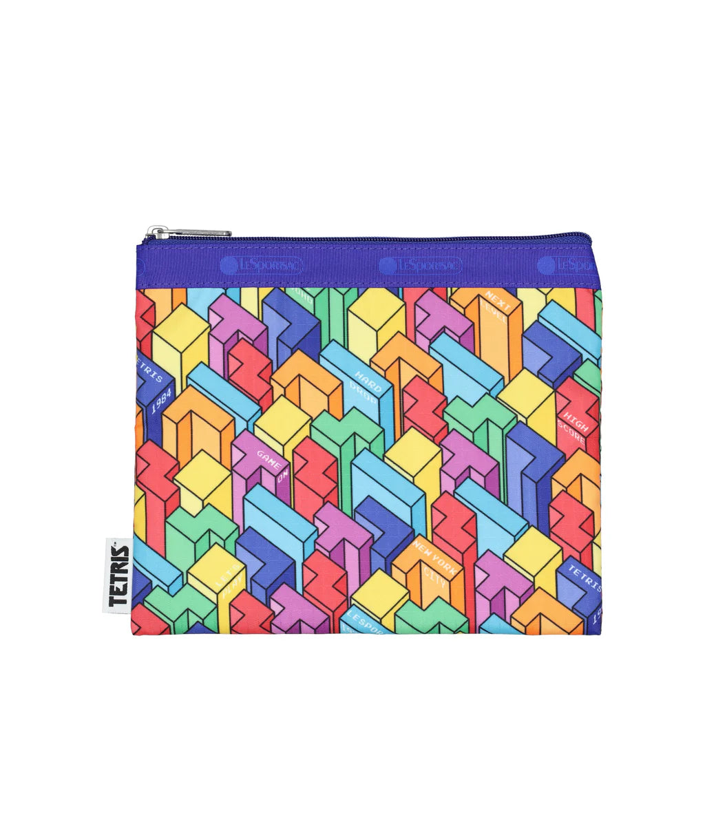 LeSportsac x Tetris Deluxe Everyday Bag Tetrimino City Blocks