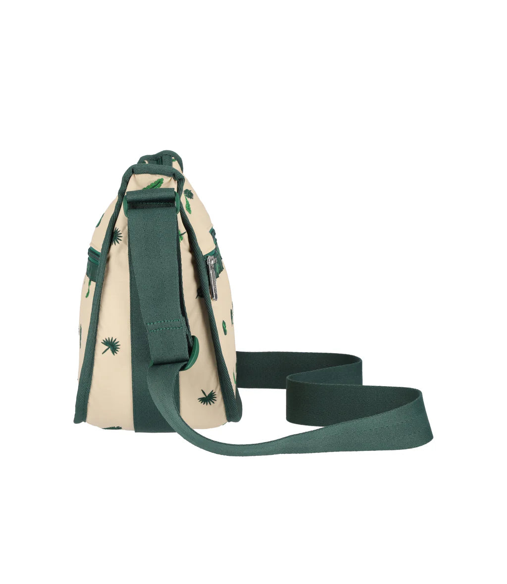 Classic Hobo Tropical Palm Embroidery