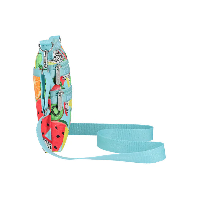 3 Zip Crossbody Tropical Fruits