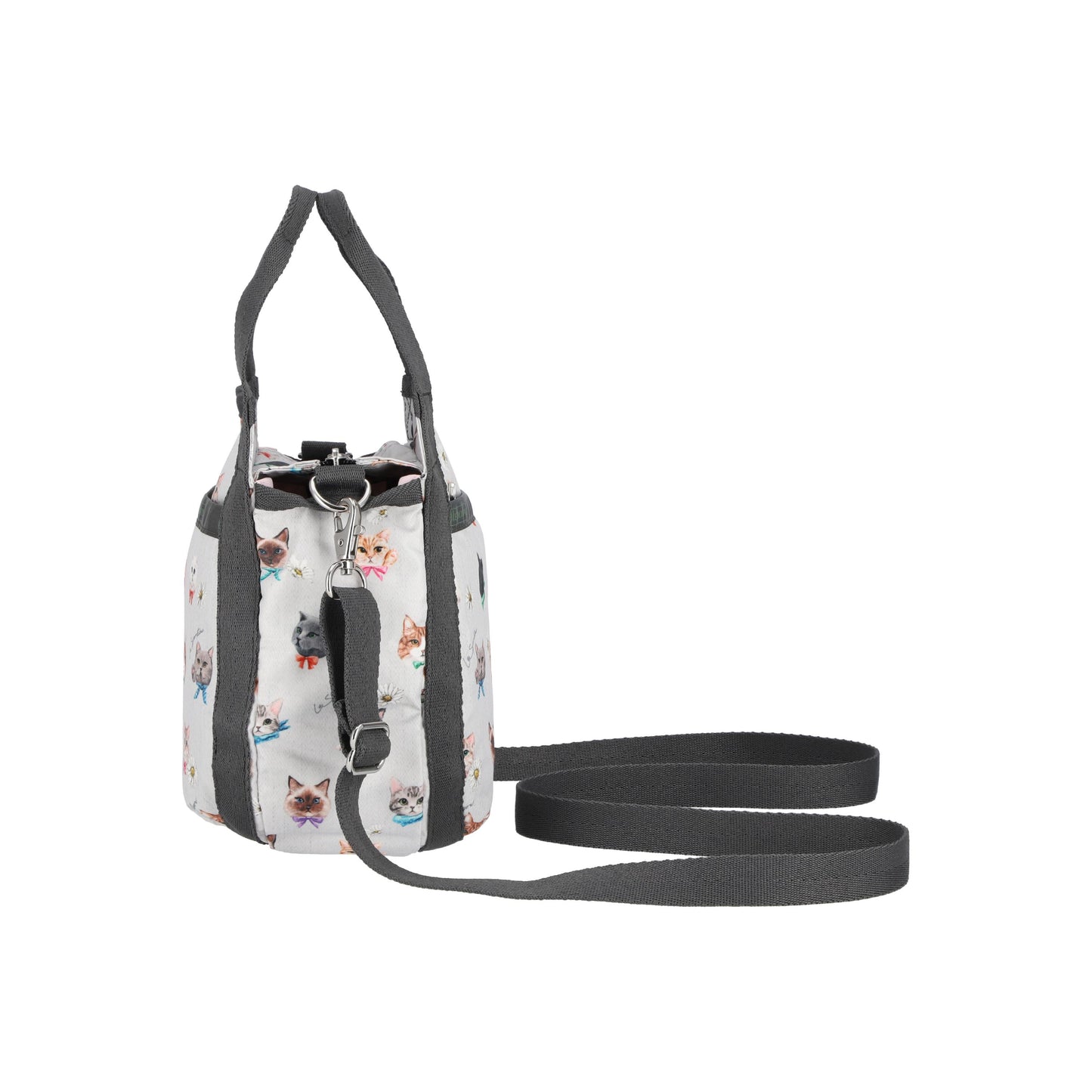 Small Jenni Playful Cats Cool Gray