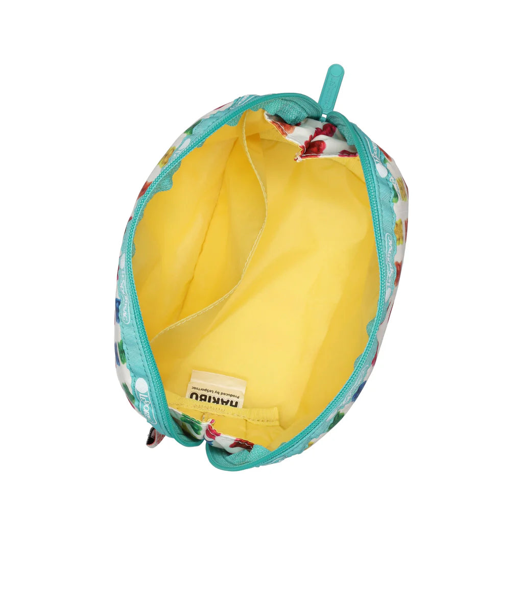 Lesportsac x Haribo Medium Dome Cosmetic Haribo Gummy Bears Mint