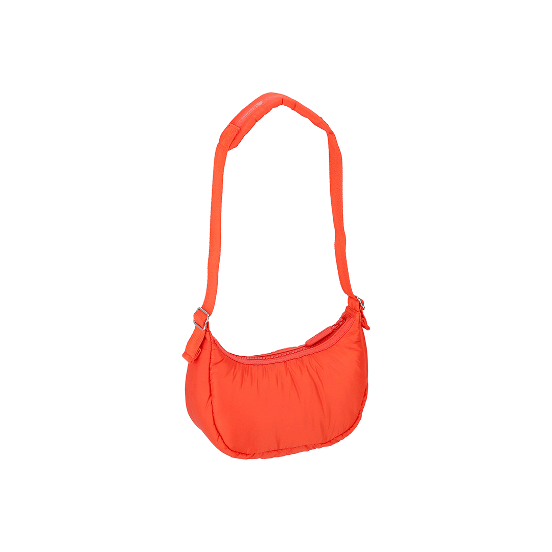 Watermelon Sheen Mini Crescent Hobo Bag