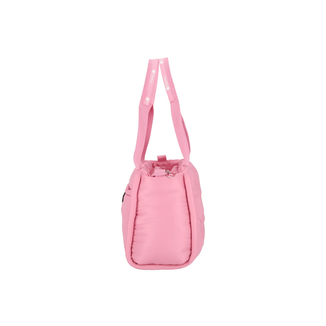 LeSportsac x Powerpuff Girls Puffy Top Handle Tote Pink Sheen