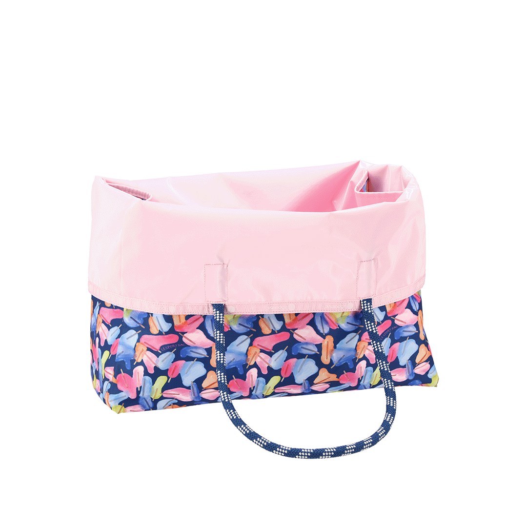 Pink Shine/Popsicle Large 2-Way Tote Bag