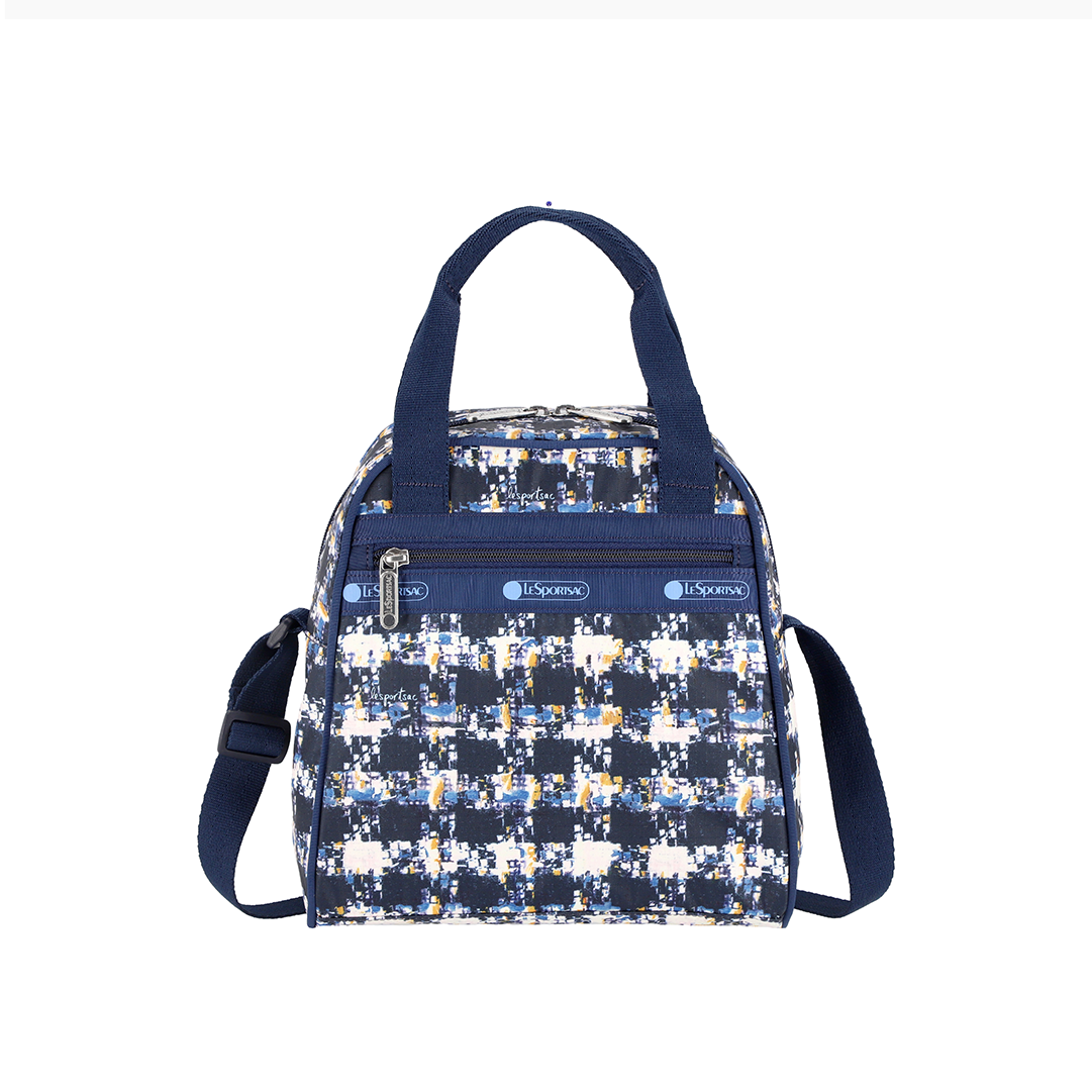 Autumn Tweed N/S Mini Satchel Top Handles Crossbody Bag