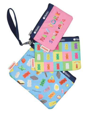 Lesportsac x Haribo Wristlet Pouch Set Haribo NYC Wristlet