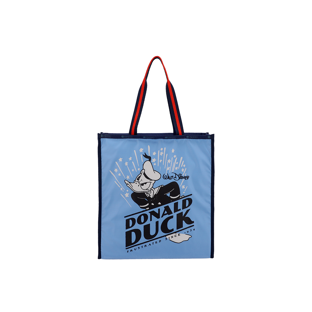 Disney100 Donald Duck Large Book Tote Bag LeSportSac SG Official