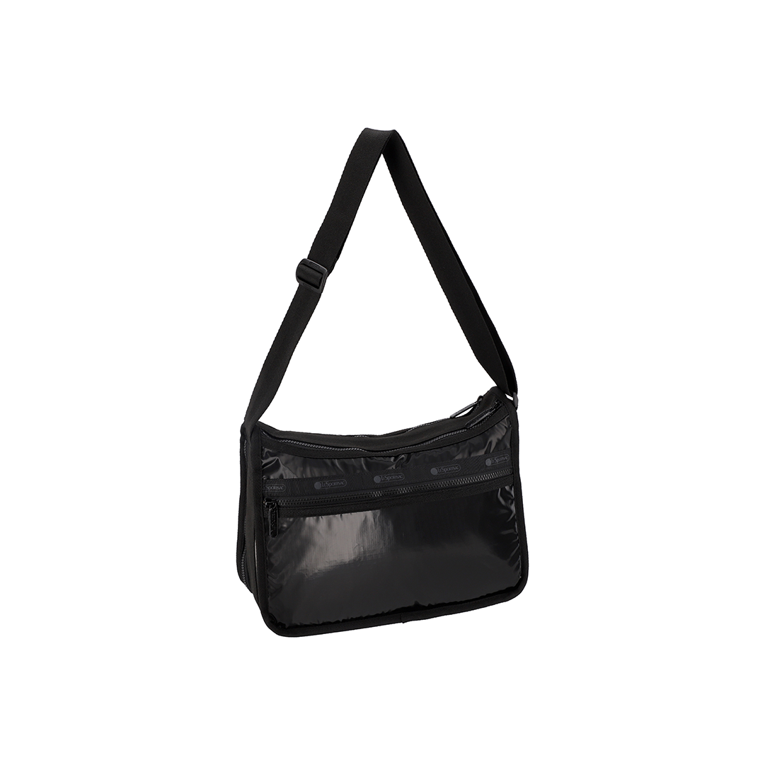 Black Shine Deluxe Everyday Hobo Bag
