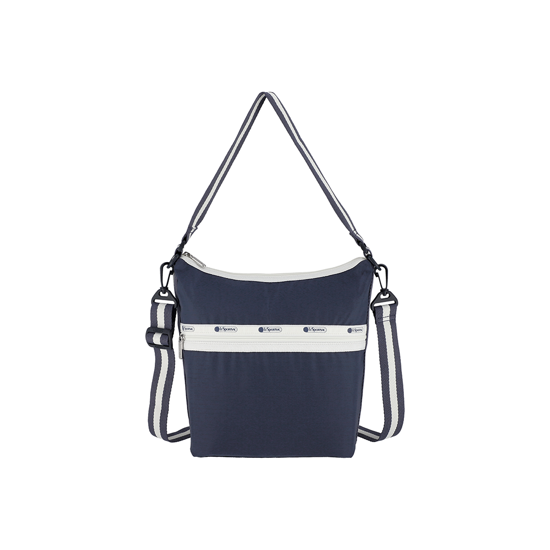 Spectator Deep Blue Bucket Shoulder Hobo Bag