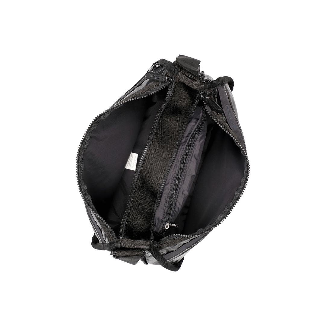 Black Shine Deluxe Everyday Hobo Bag