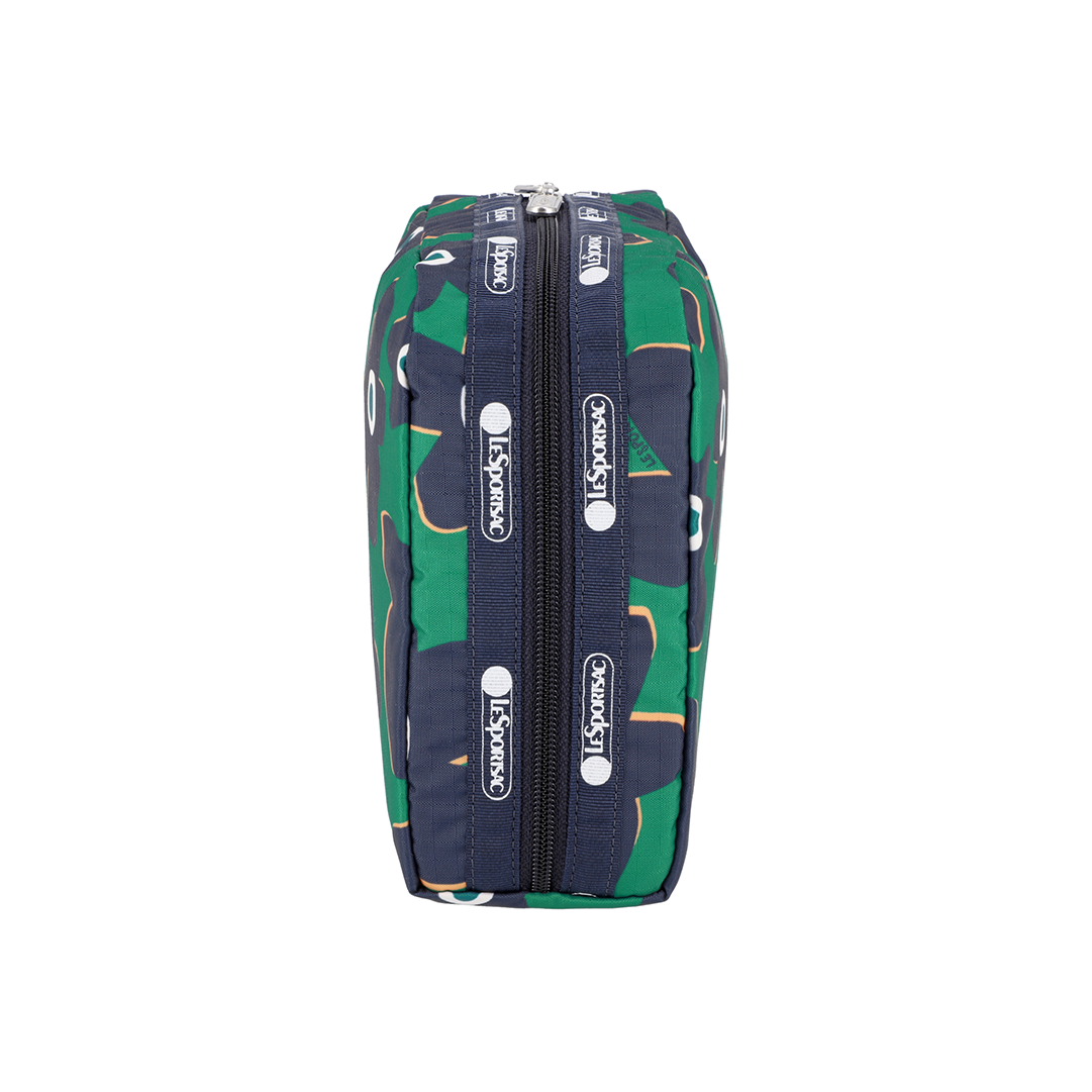 Cutout Floral Extra Large Rectangular Cosmetic Pouch