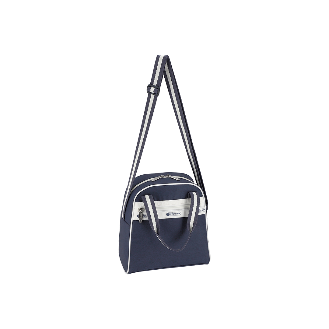 Spectator Deep Blue N/S Mini Satchel Top Handles Crossbody Bag