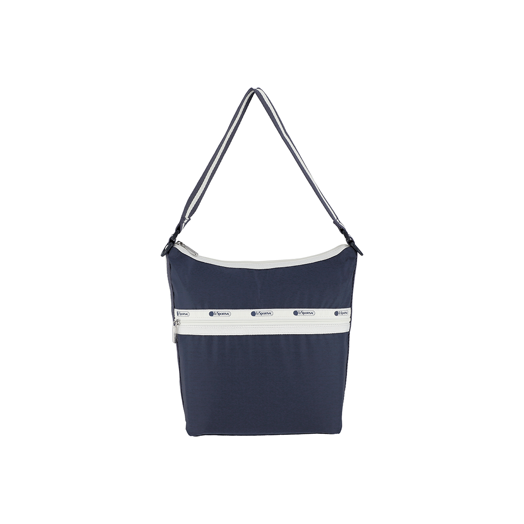 Spectator Deep Blue Bucket Shoulder Hobo Bag