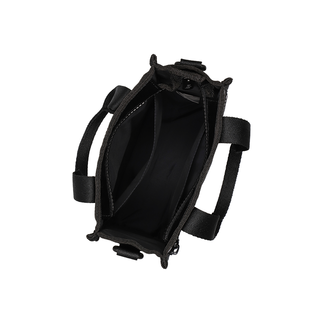 Black Shine Mini N/S Tote Bag