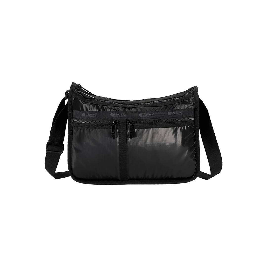 Black Shine Deluxe Everyday Hobo Bag