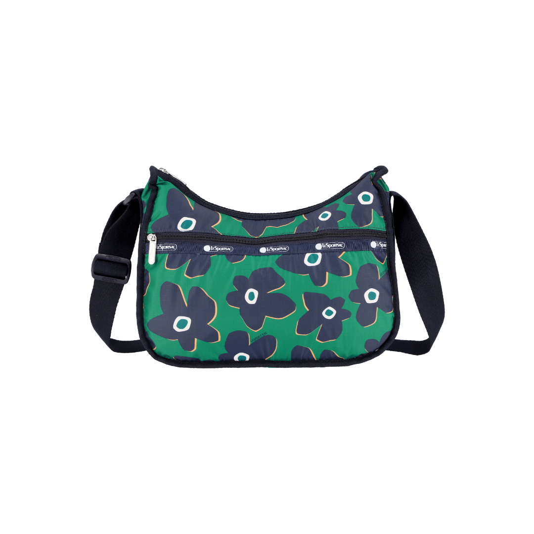 Cutout Floral Classic Hobo Bag
