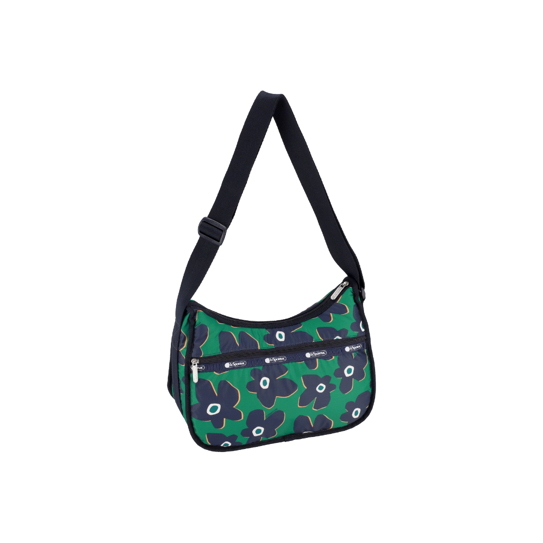Cutout Floral Classic Hobo Bag