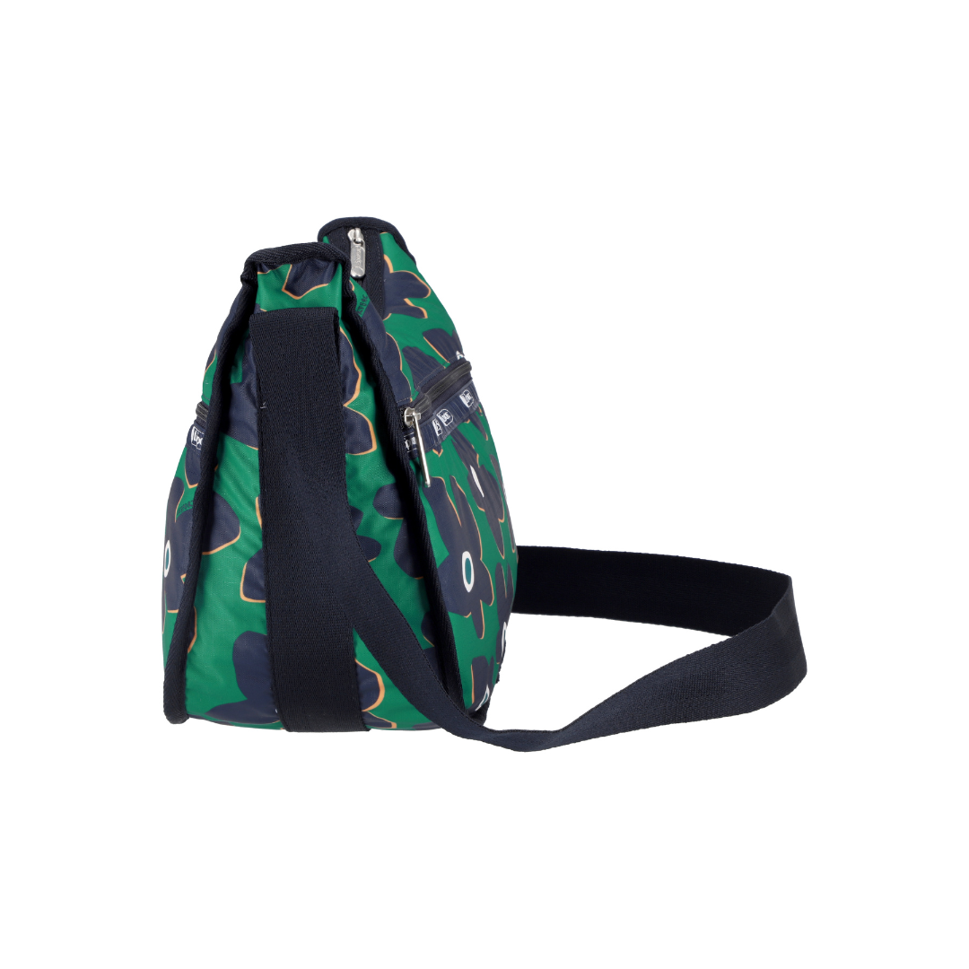 Cutout Floral Classic Hobo Bag