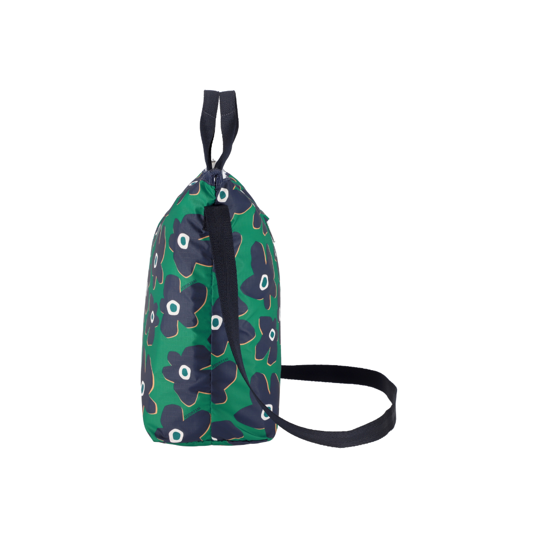 Cutout Floral Deluxe Easy Carry Tote Bag