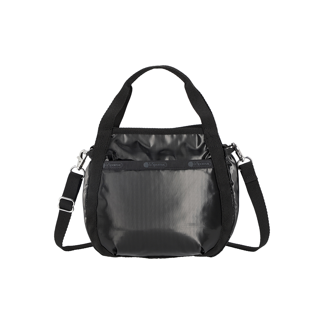 Black Shine Small Jenni Top Handles Crossbody Bag